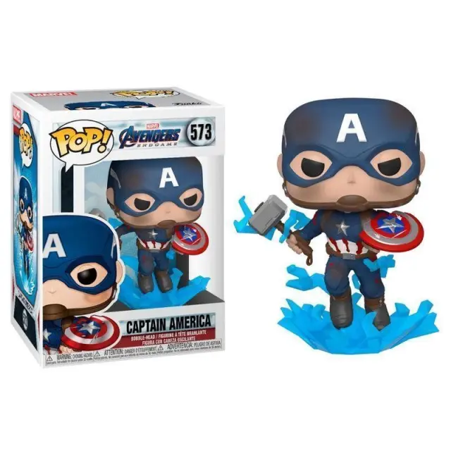 Funko POP! Marvel Endgame - Captain America with Broken Shield & Mjolnir #573 Vinyl Figure