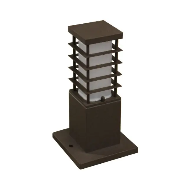 ΚΟΛΩΝΑ ΑΛΟΥΜΙΝΙΟΥ ΤΕΤΡΑΓΩΝΗ ΜΕ ΣΚΙΑΣ D70X70 h23cm ΝΤΟΥΙ Ε27 ΣΚΟΥΡΙΑ