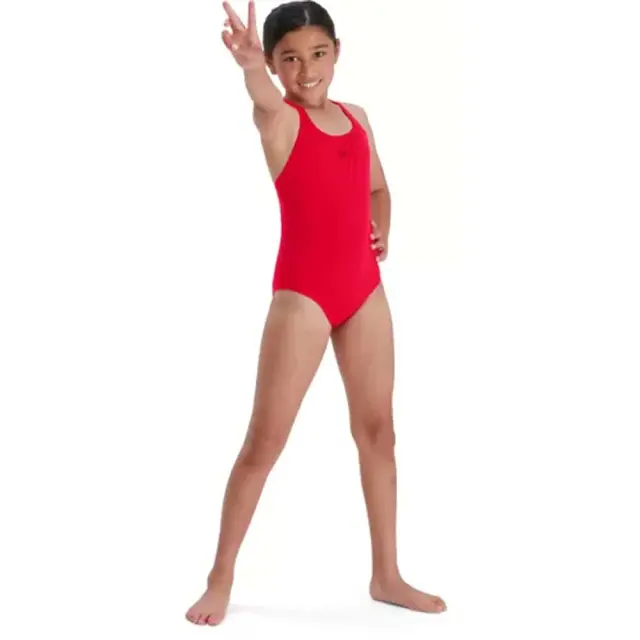Speedo Girl's ECO Endurance+ Medalist Swimsuit Κόκκινο 8134576446 (Speedo)