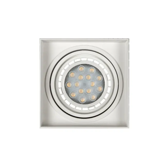 Filo 03185/W Σποτ τετράγωνο κινητό trimless 15x15cm λευκό Άσπρο 2