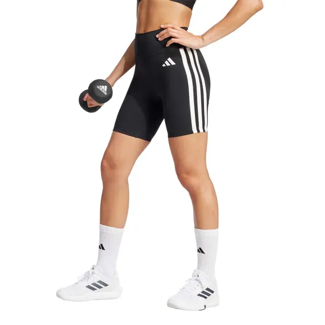 adidas Performance Women's Optime Essentials 3Stripes Bike Shorts Μαύρο JD6536 (adidas Performance)