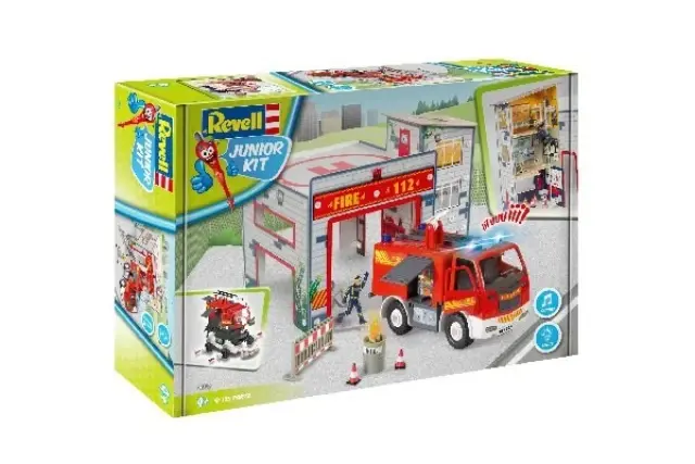 Revell Junior Kit Πυροσβεστικο Οχημα και Πυροσβεστικος Σταθμος (RVL00852)