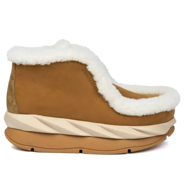 4ccccees Μποτάκια Γυναικείο δέρμα Nubuck Καφέ CES/100107 TAN