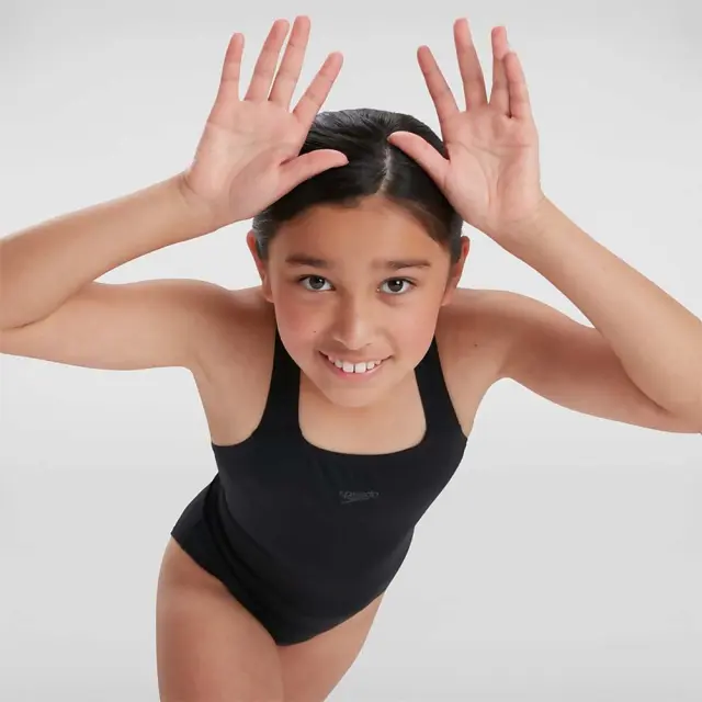 Speedo Girl's ECO Endurance+ Medalist Swimsuit Μαύρο 8134570001 (Speedo) - 116 3