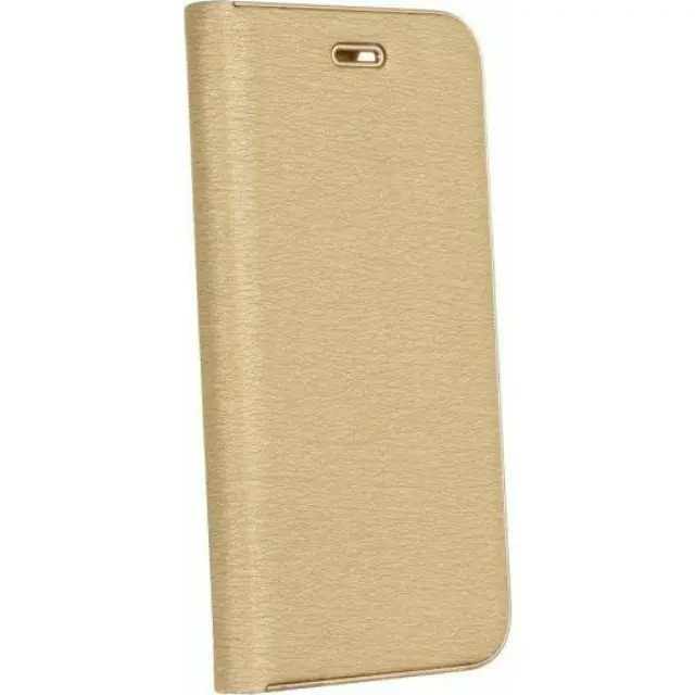 Θήκη Forcell Luna Book Δερματίνης Χρυσό (iPhone 12 / 12 Pro)