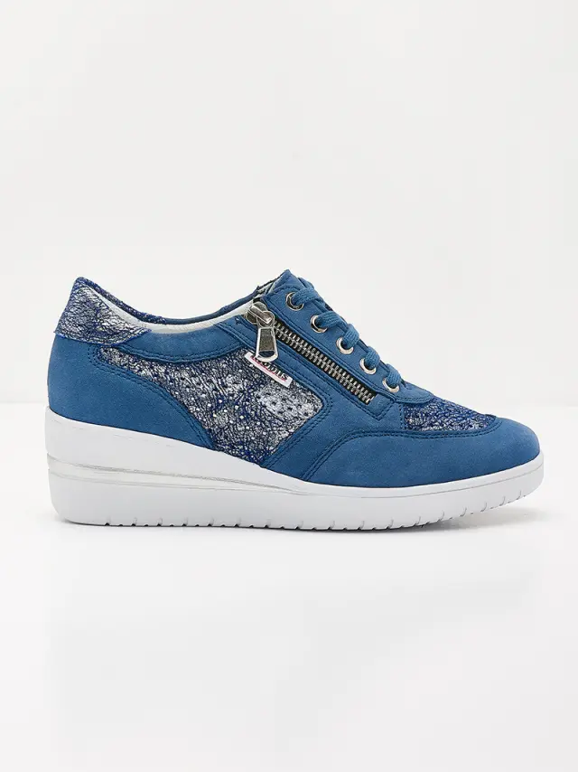 Mephisto Sneakers Γυναικείο δέρμα Nubuck Μπλέ MEP/PRECILIA DENIM - 39 3