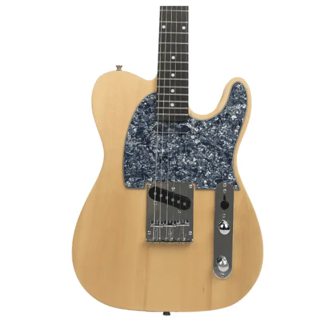 V-TONE GTL39 NT electric guitar 4/4 telecaster 39" SS natural wood hex keys 3