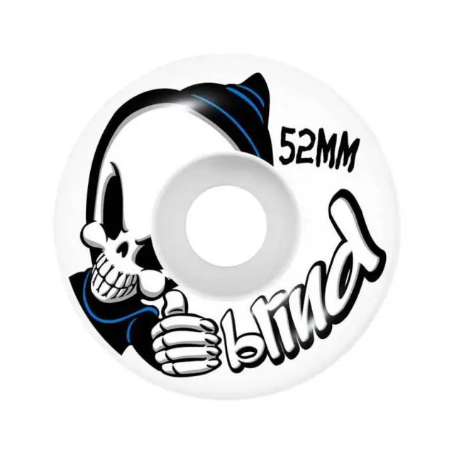 Blind Bust Out Reaper First Push Soft Wheels - Λευκή ολοκληρωμένη σανίδα 7.625'' 2