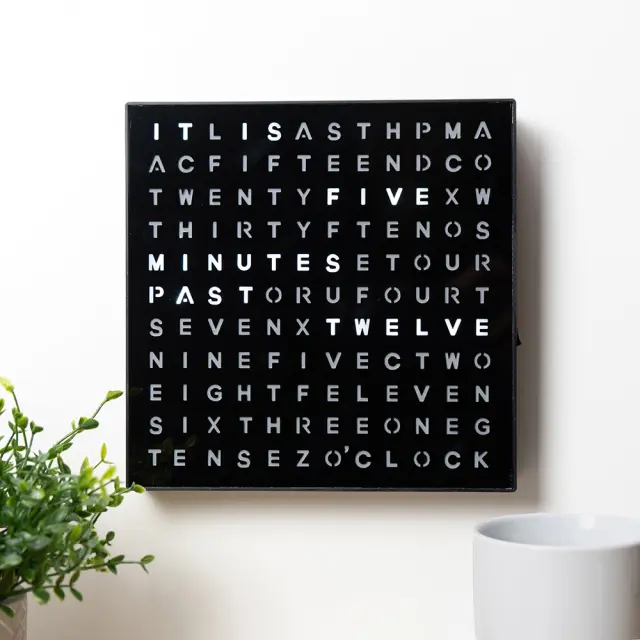 The Source® LED Word Clock/ Μοντέρνο Ρολόι με Χρόνο σε Λέξεις 3