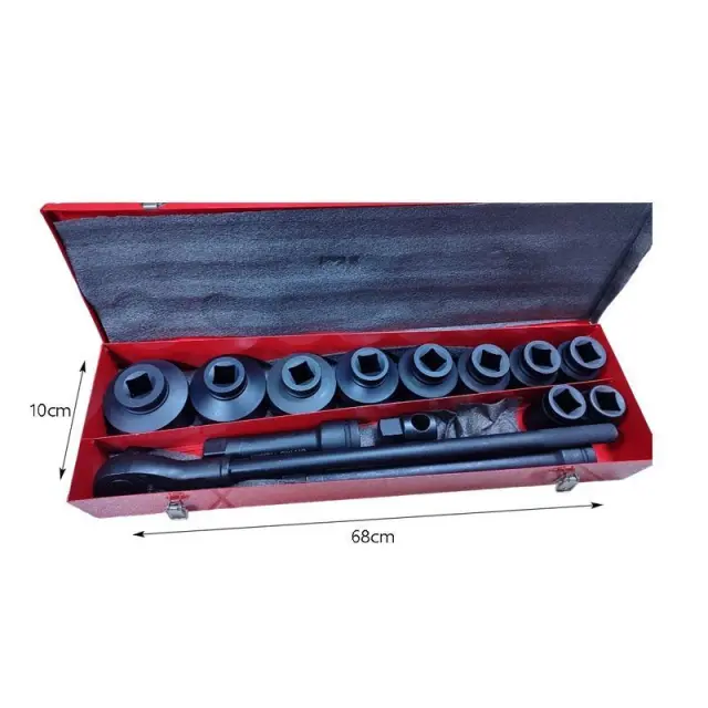 Σετ Κλειδιά Καρυδάκια Για Φορτηγά 15τεμ. 1"- Impact socket set 089103 2