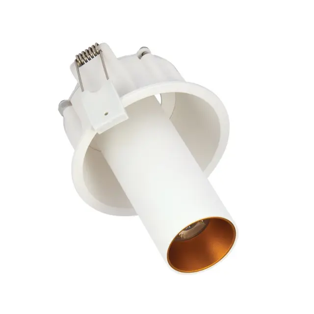 Guni 04148/W/W Χωνευτό κινητό σποτ led 13W 3000K λευκό-χρυσό Άσπρο Άσπρο/Χρυσό