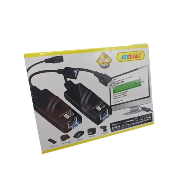 USB 2.0 EXTENDER 2 ΘΕΣΕΩΝ ANDOWL Q-U102 3