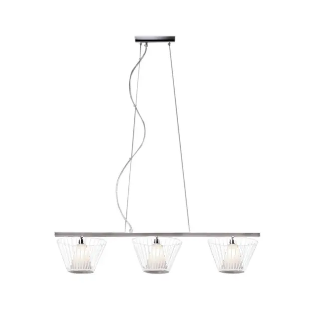 AcaLight Offer NETTO ΦΩΤΙΣΤΙΚΟ ΚΡΕΜΑΣΤΟ ΝΙΚΕΛΙΟ ΜΕΤΑΛΛΙΚΟ ΣΥΜΒΑΤΙΚΟ 3ΧG9 IP20 950Χ230Χ1390mm