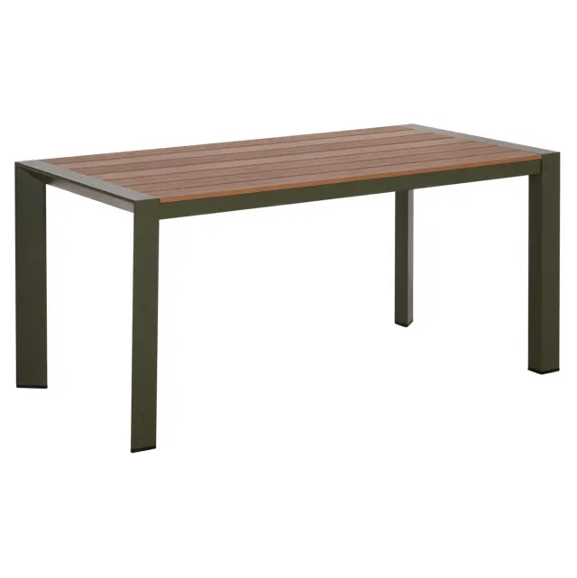 ΤΡΑΠΕΖΙ ΕΞΩΤ.ΧΩΡΟΥ FB96059.07 ΑΛΟΥΜΙΝΙΟ ΣE OLIVE GREEN & POLYWOOD 160X80Χ75Υεκ.