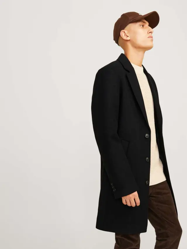 JJEHARRISON WOOL COAT SN Black 2