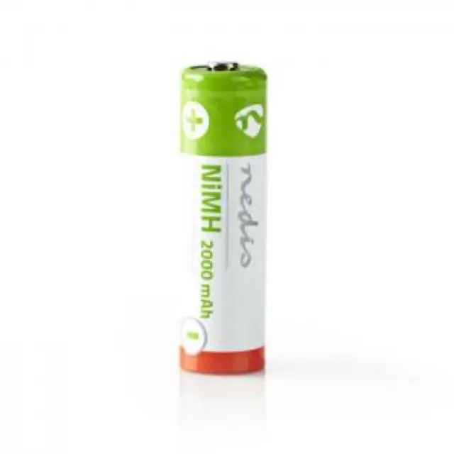 Επαναφορτιζόμενες μπαταρίες ΑΑ Νi-MH 2000 mAh 1.2V Ready to use, σε blister 4 μπαταριών. 2