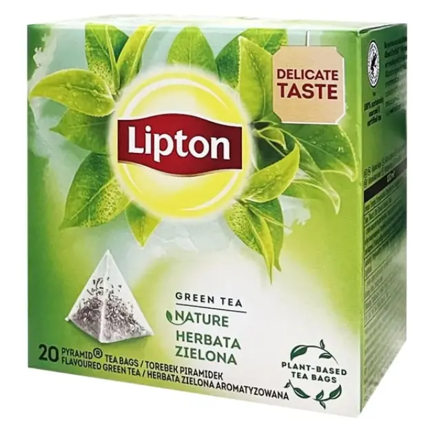 Lipton Πράσινο Τσάι Πυραμίδα 20x1.4gr Nature