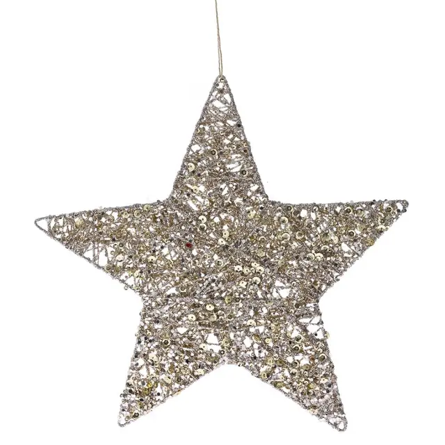 Αστέρι κρεμαστό σαμπανί 25cm Iliadis 79893