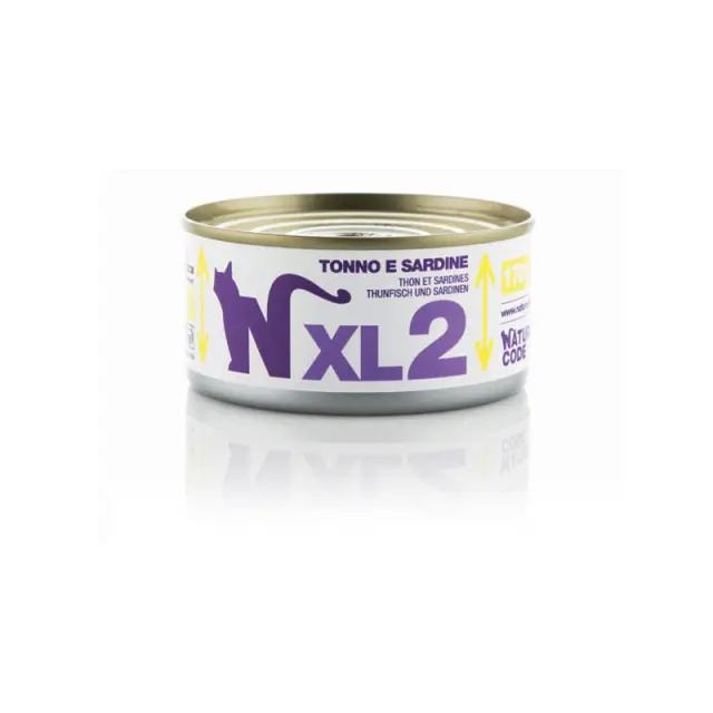 Natural Code XL 2 Τόνος & Σαρδέλα 170gr Μονόχρωμο