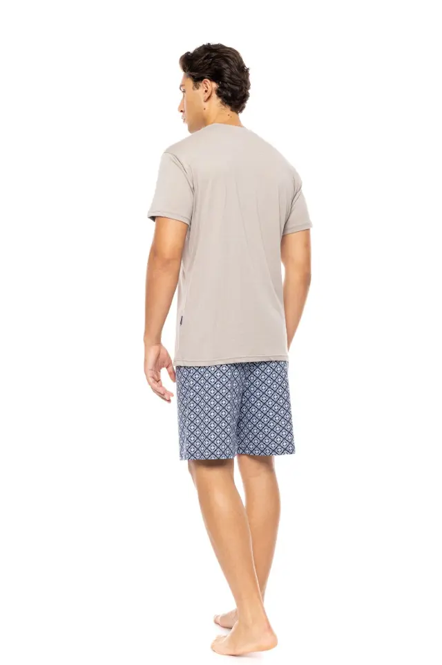 S-M560 - Sand - PYJAMA NAVY BOTANY - L 3