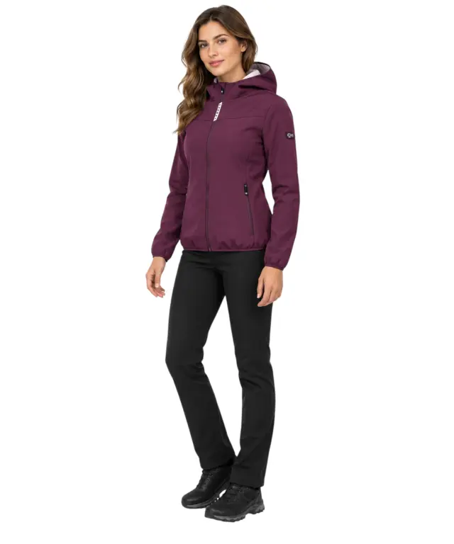 Norway Nautical School - Γυναικείο Softshell Μπουφάν 869644-GRAPE Μωβ 3