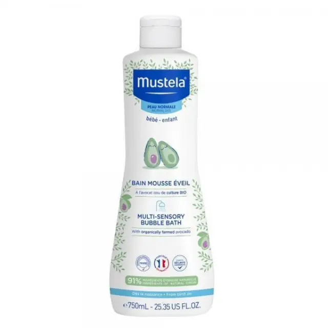 Mustela Babygel αφρολουτρο Bubble Bath – 750 ml
