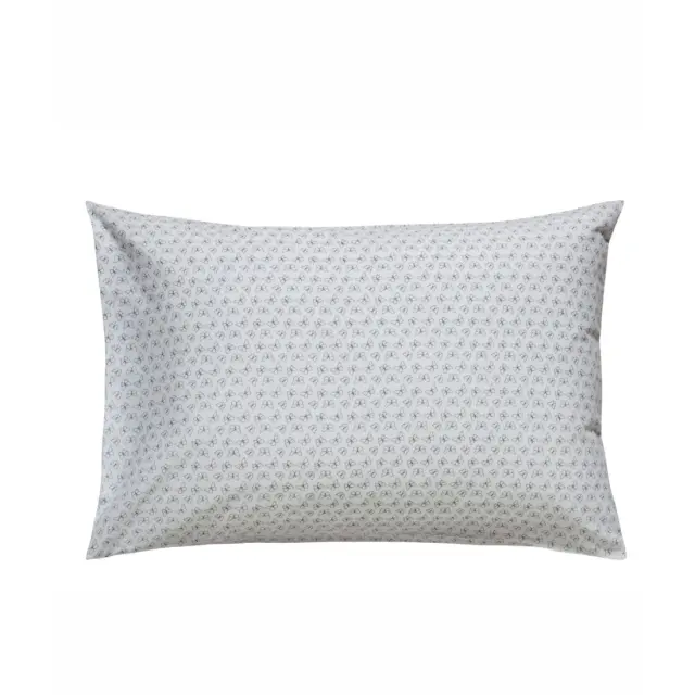 Σετ Μαξιλαροθήκες 2 Τεμαχίων Kentia Evanthia 22A Grey- White 50x70