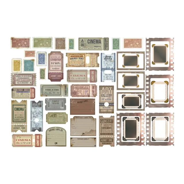 Αυτοκόλλητα Die Cuts-Ephemera Stamperia, Create Happiness Christmas, Ticket 2