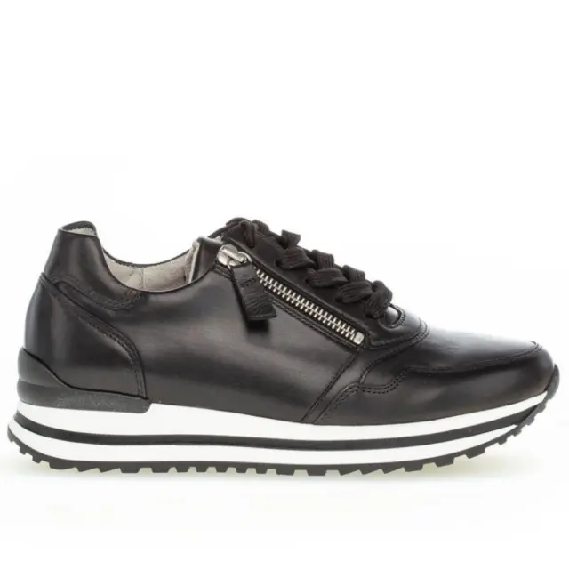 Gabor Sneakers Γυναικείο δέρμα Μαύρο GAB/76528 17-SCHWARZ