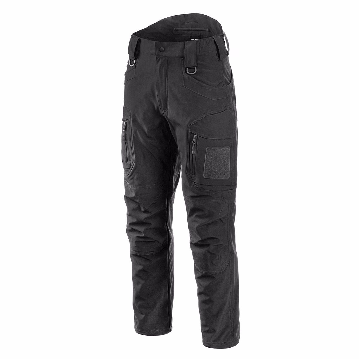 MIL-TEC BLACK SOFTSHELL PANTS ′ASSAULT′ - 01-Black-Μαύρο