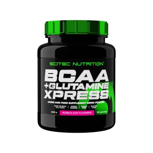 Scitec Nutrition BCAA+Glutamine Xpress – 600g Bubble Gum
