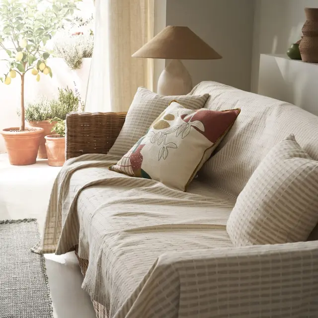 Ριχτάρι Διθέσιου Gofis Home Elysia Hemp Beige 20-07-531-2/06 180x250 3