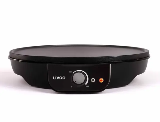 Κρεπιέρα Livoo DOP196 με ισχύ 1000W και διάμετρο 30cm - Black DOP196