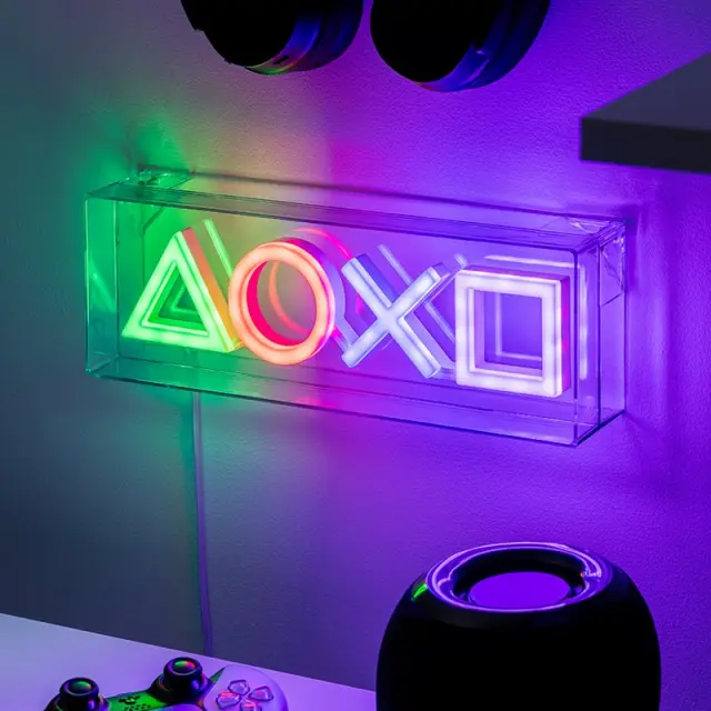 Playstation LED Neon Light - Fan Shop and Merchandise