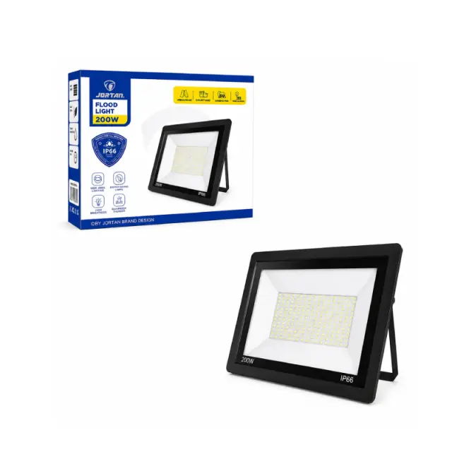 Jortan Προβολέας LED 200W Εξωτερικού Χώρου IP66 Αδιάβροχος - LED Flood Light 0274039