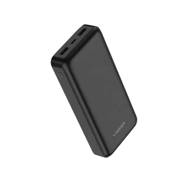 Power Bank Veger A20 VP2015 20000mAh με 2 Θύρες USB-A Μαύρο
