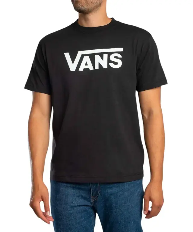 Vans - Ανδρικό T-shirt Κοντομάνικο Classic Logo Royal Cobalt VN000RA1-BLK Μαύρο - S