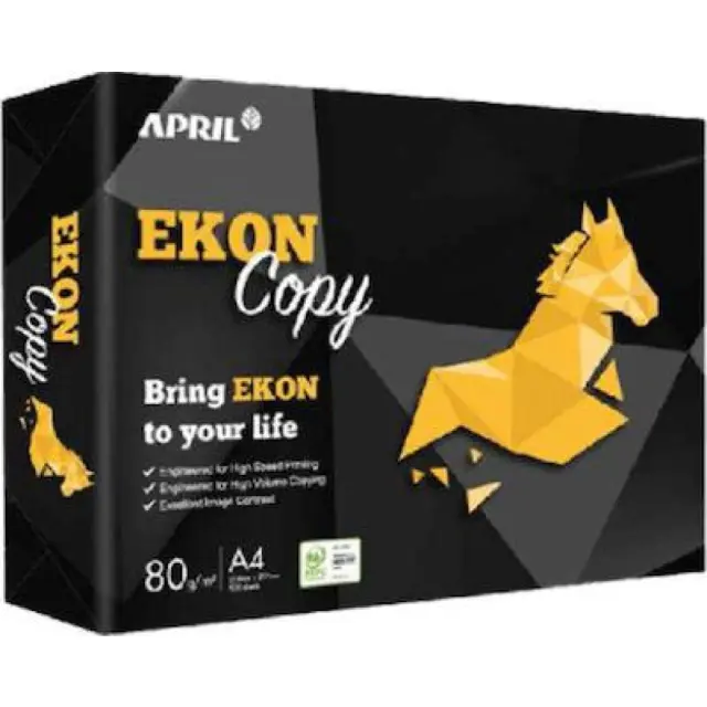 Χαρτί φωτοαντιγραφικό April Ekon A4 80gr 500 φύλ.