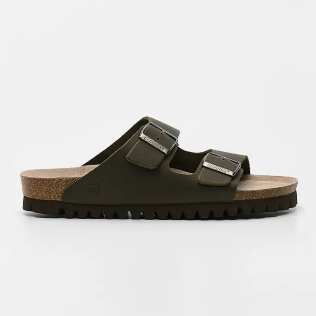 Genuins Πέδιλα Γυναικείο δέρμα Πράσινο GEN/HAWAII TRACK G105049 KAKI - 41