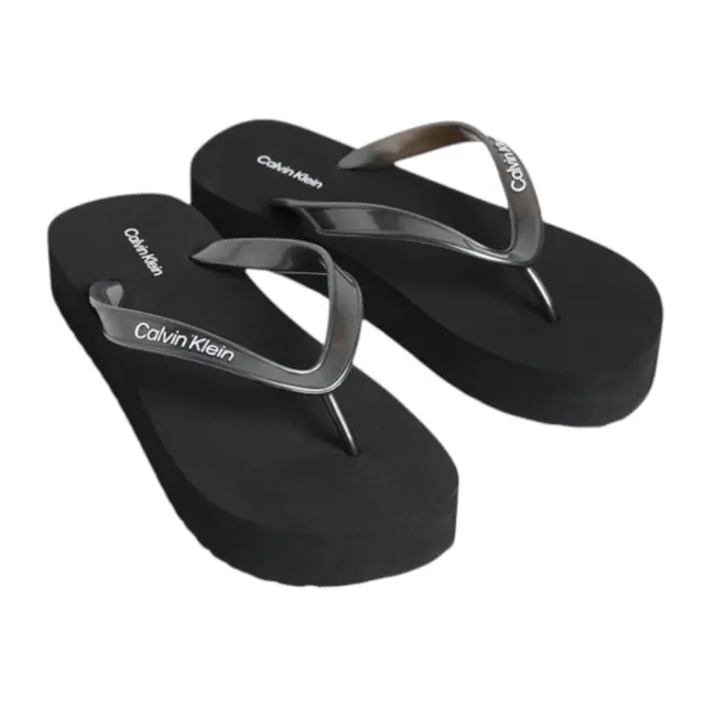 Γυναικείες Σαγιονάρες Calvin Klein HW0HW03120-0GJ Μαύρες Μαύρο - 37 2