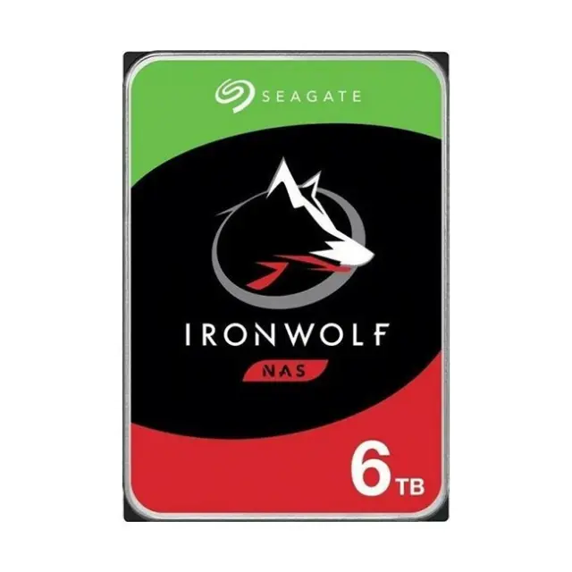 Seagate Ironwolf 6TB HDD Σκληρός Δίσκος 3.5" SATA III 5400rpm με 256MB Cache για NAS