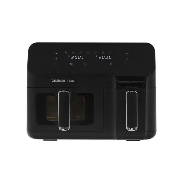 Zelmer Air Fryer Dual 9L Black (ZAF9000 Dual)