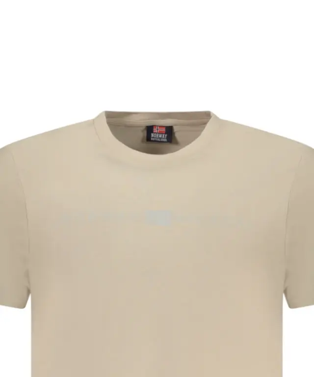 Norway Nautical School - Ανδρικό T-shirt Κοντομάνικο 846011-ROPE Μπεζ 3