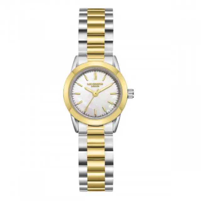 Lee Cooper 8162, Women's Watch, Silver / Gold Metallic Bracelet LC08162.220