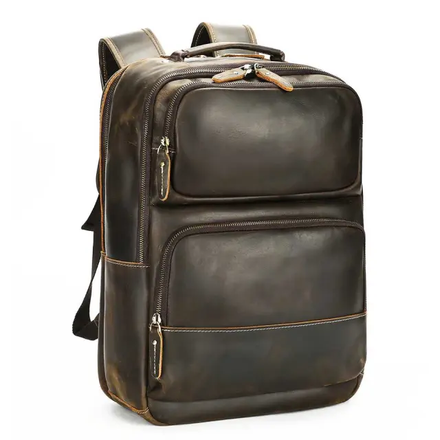 Δερμάτινο σακίδιο πλάτης Cardinal 21 L 2329 coffee - One Size