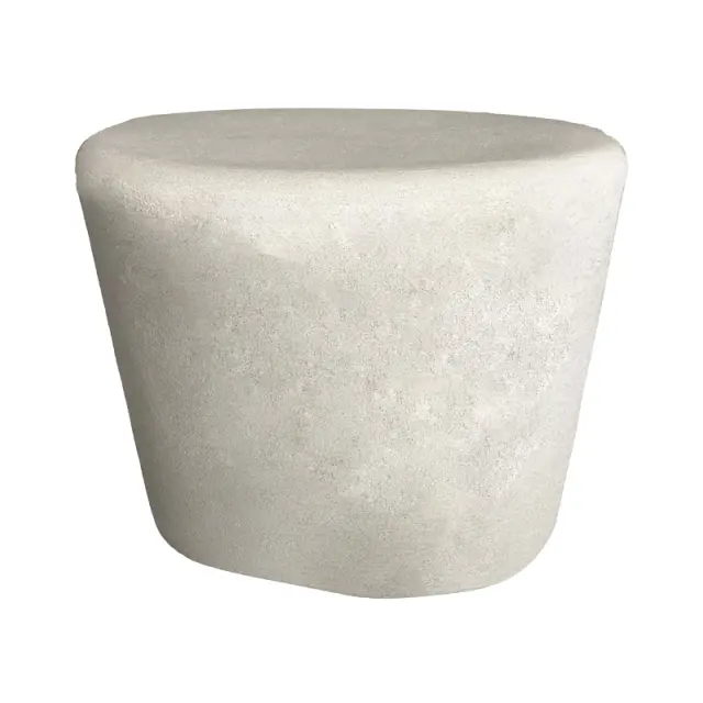 Τραπέζι σαλονιού Fedris pakoworld mdf λευκό Φ60x45εκ 2