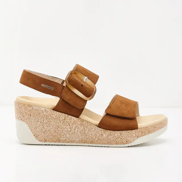 Mephisto Πέδιλα Γυναικείο δέρμα Nubuck Καφέ MEP/GIULIA HAZELNUT - 41