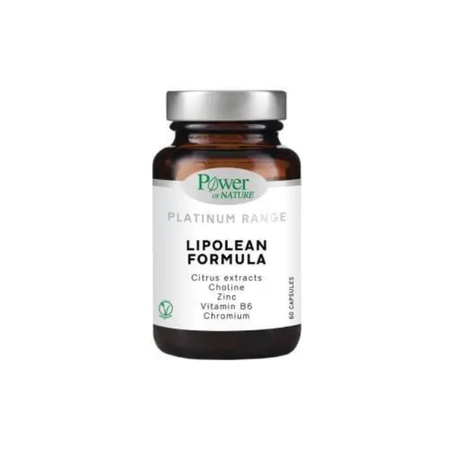 Power Health Platinum Range Lipolean Formula Συμπλήρωμα Διατροφής Βιταμινών, Μετάλλων & Λιποτροπικών Παραγόντων για το Μεταβολισμό του Λίπους & τον Έλεγχο του Βάρους, 60 κάψουλες