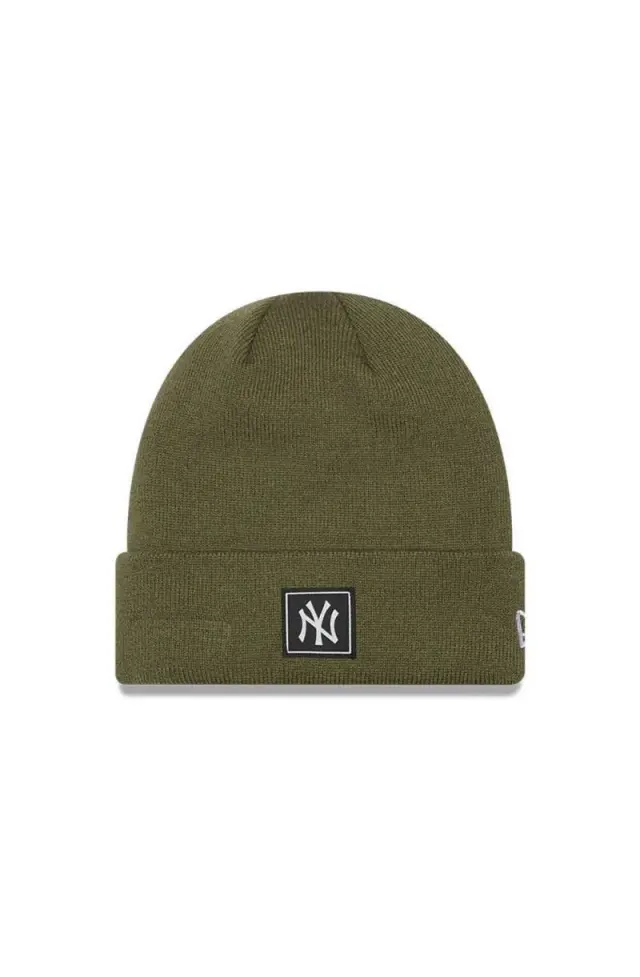 New Era New York Yankees Beanie -Khaki-60284961 - One Size