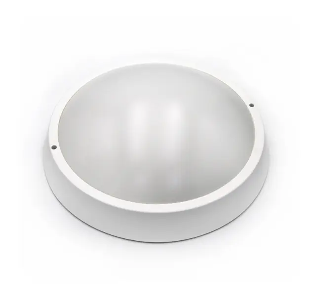 LED ΠΛΑΦΟΝΙΕΡΑ PC ΣΤΡΟΓΓΥΛΗ Φ320mm 30W 4000K IP65 ΛΕΥΚΗ
